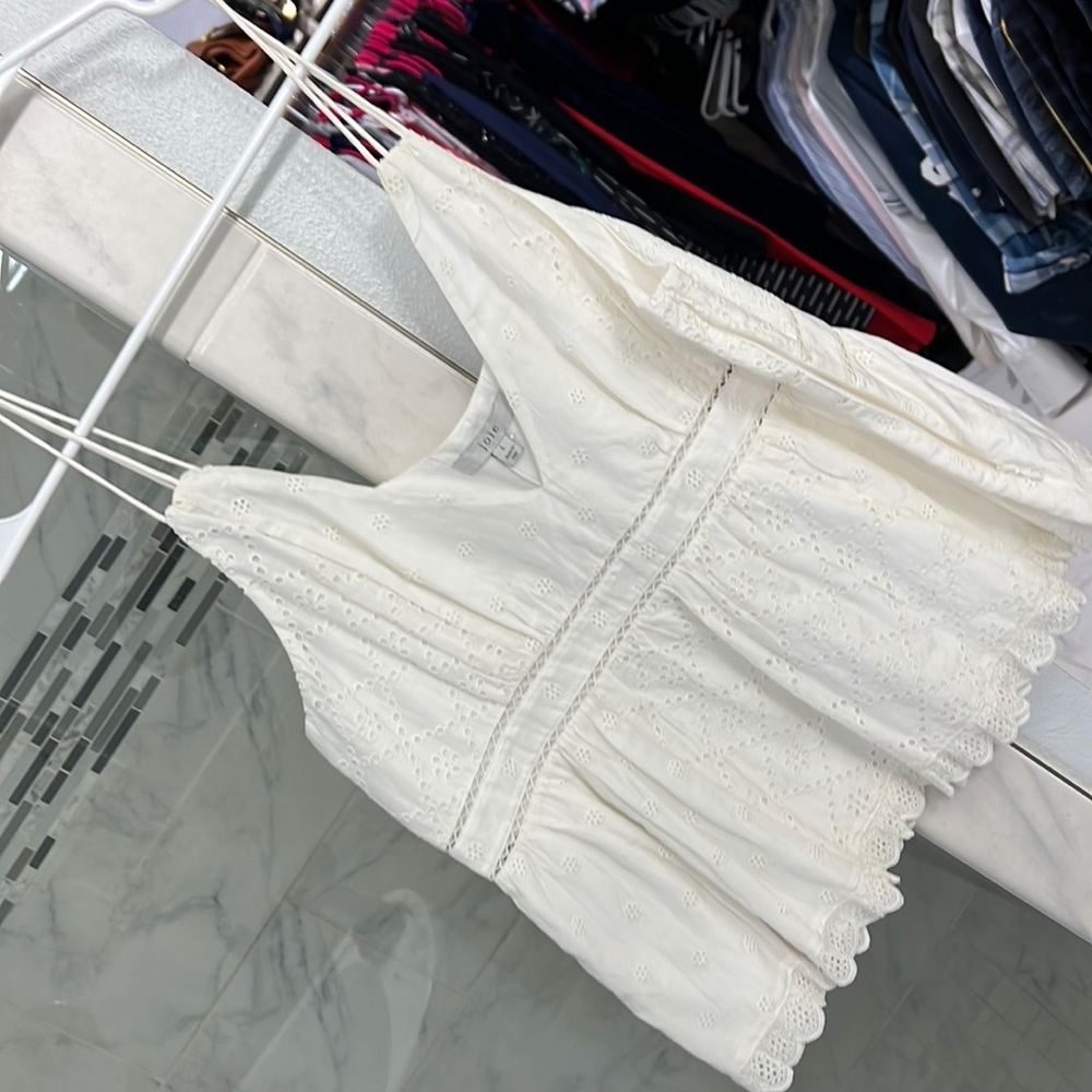 Joie, cropped eyelet
